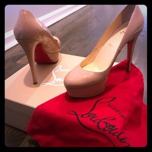 Christian Louboutin Bianca 120mm Nude Pumps